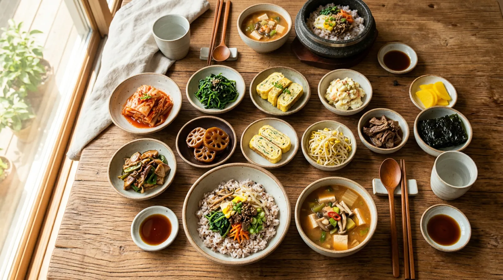 소소식탁 한 상 차림